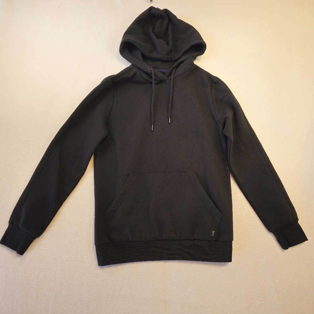 TPJ. Black Hoodie for Men‎ Size XS